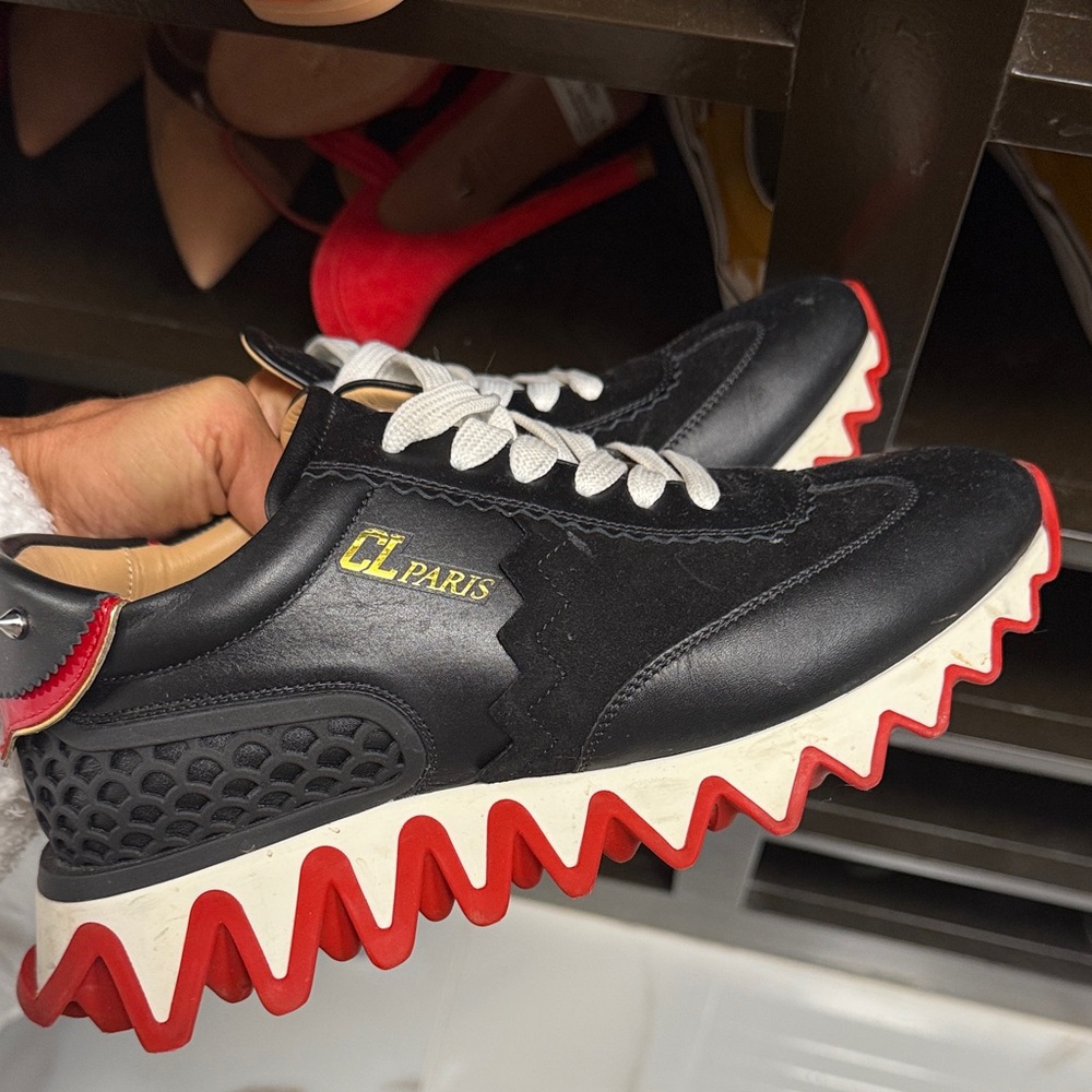 Christian Louboutin Gold Logo Insole